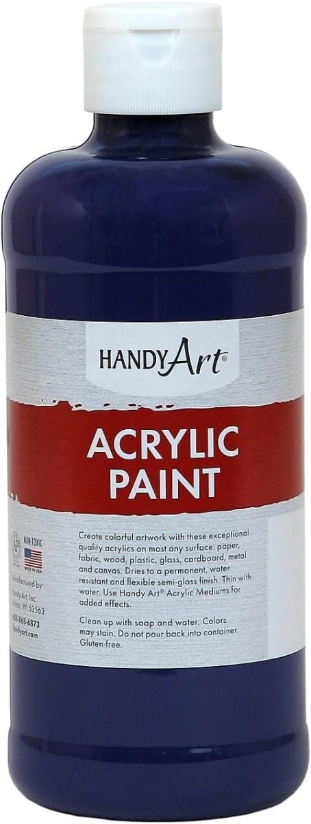 Handy Art 101-075 16 oz Student Acrylic Paint, Violet