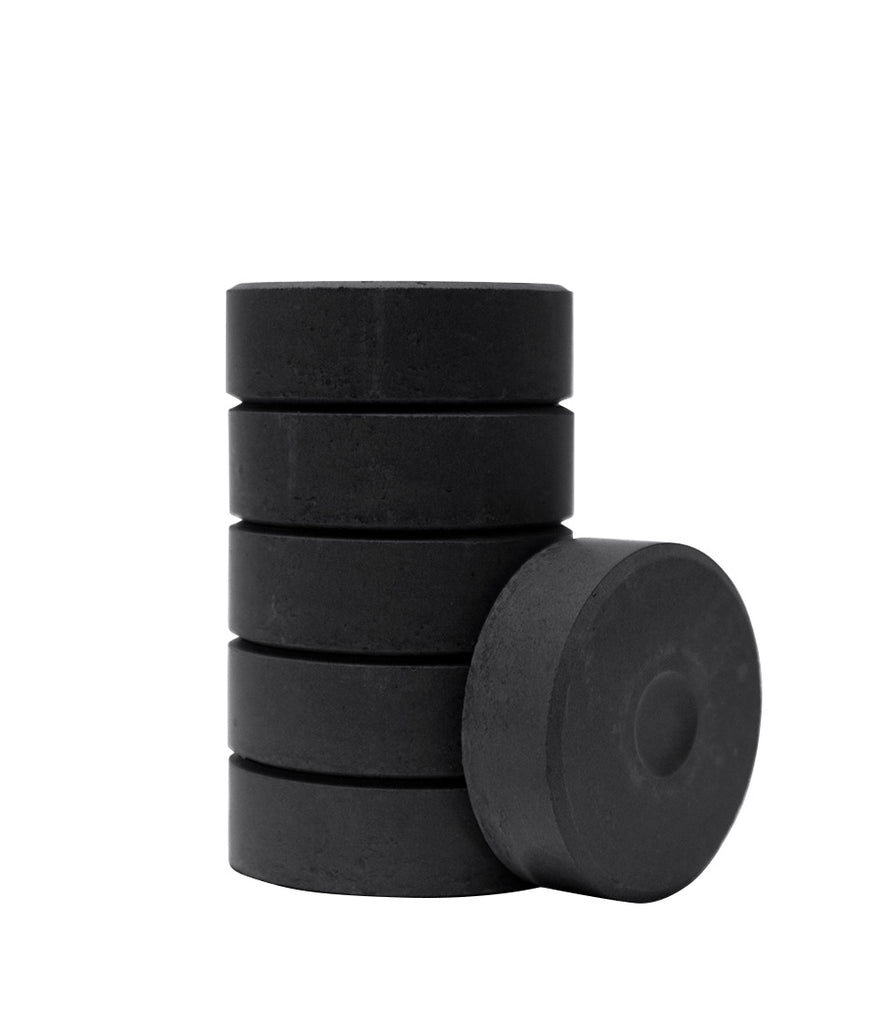 Tempera Cakes, Black - Large - Pack of 6
