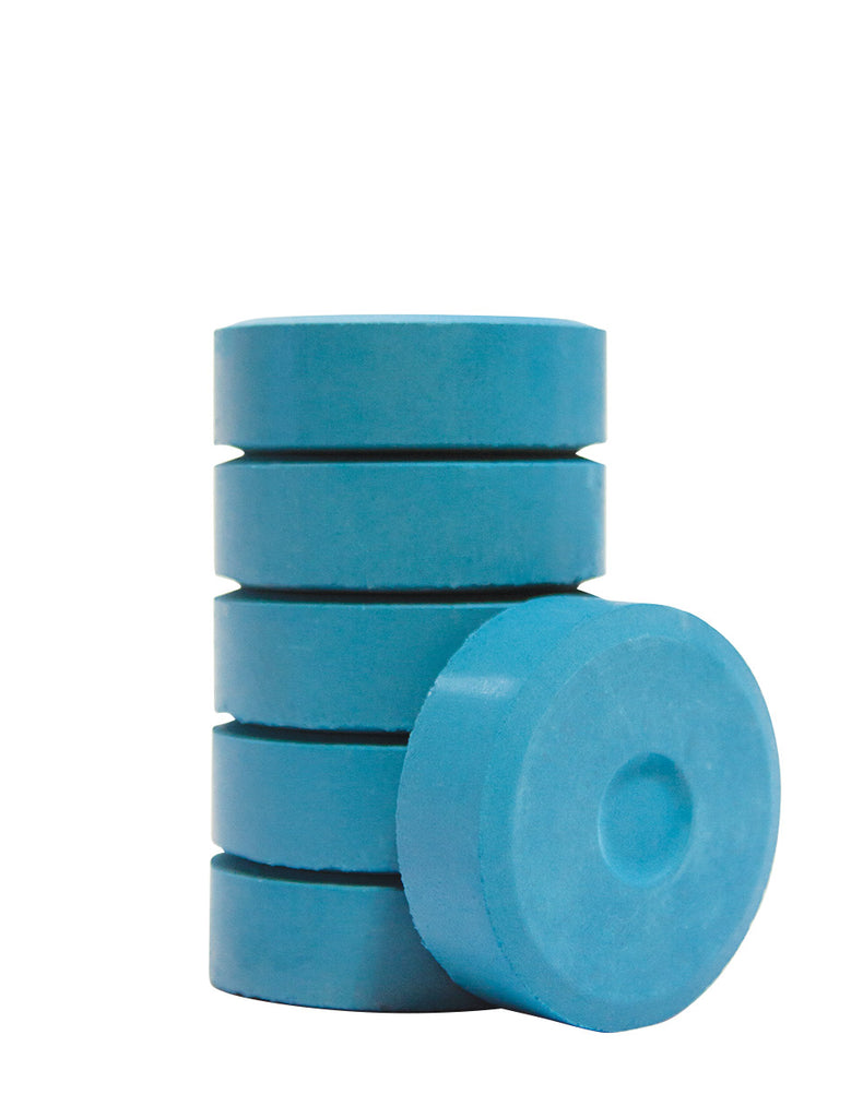 101325 Tempera Cakes, Turquoise - Large - Pack of 6