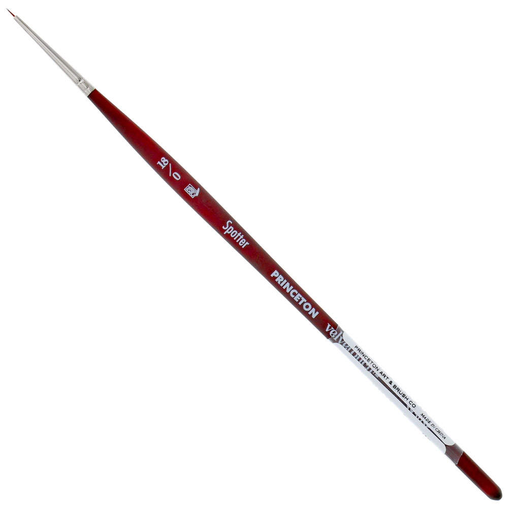 3950SP-18-0 Spotter Velvetouch Short Handle Series Brush, Size 18-0