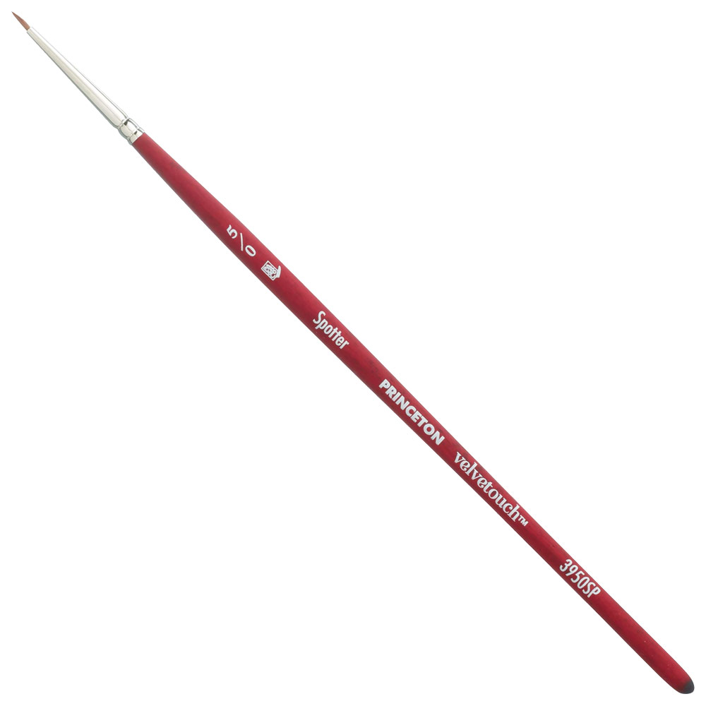 3950SP-5-0 Spotter Velvetouch Short Handle Series Brush, Size 5-0