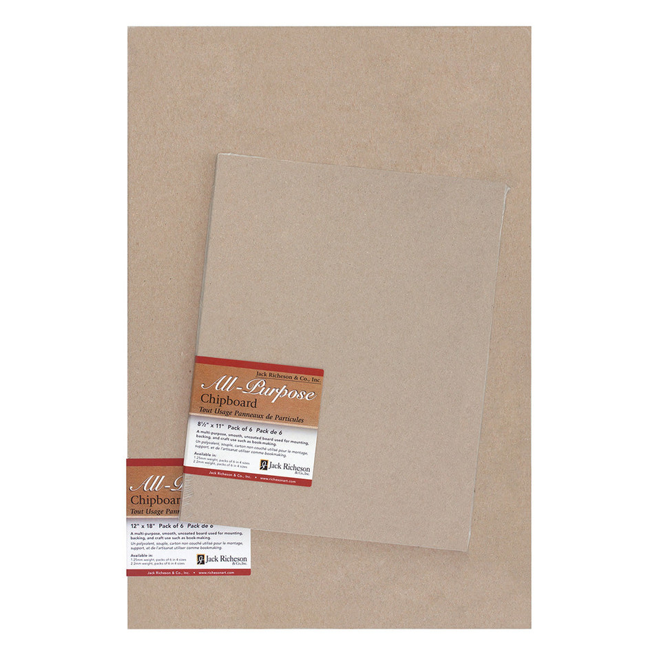788001 8.5 x 11 in. All-Purpose Chip Board, Pack of 6