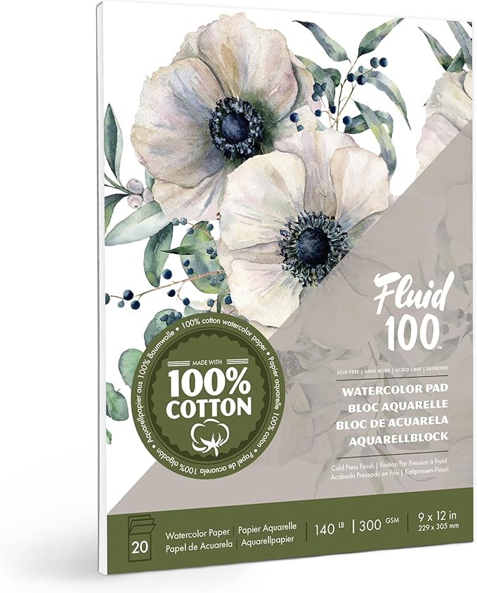 883912 9 x 12 in. Fluid 100 Cold Press Pad