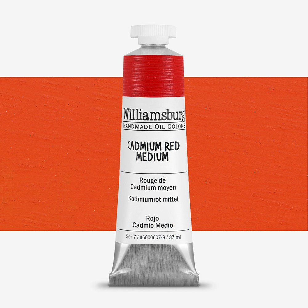 W0607-9 37 ml Oil Color - Cadmium Red Medium
