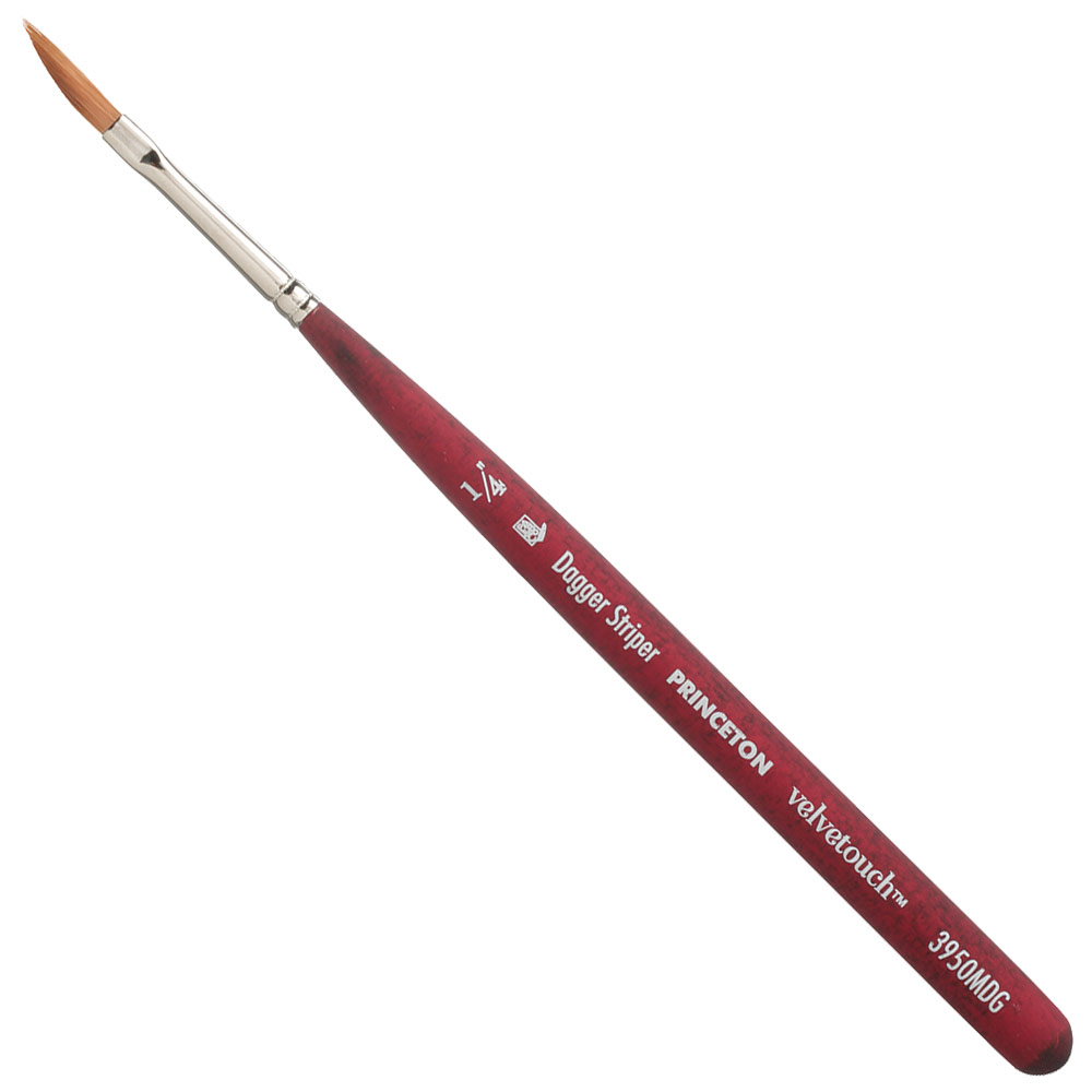 3950MDG-025 Dagger Short Handle Velvetouch Mixed Media Brushes - 0.25 in.