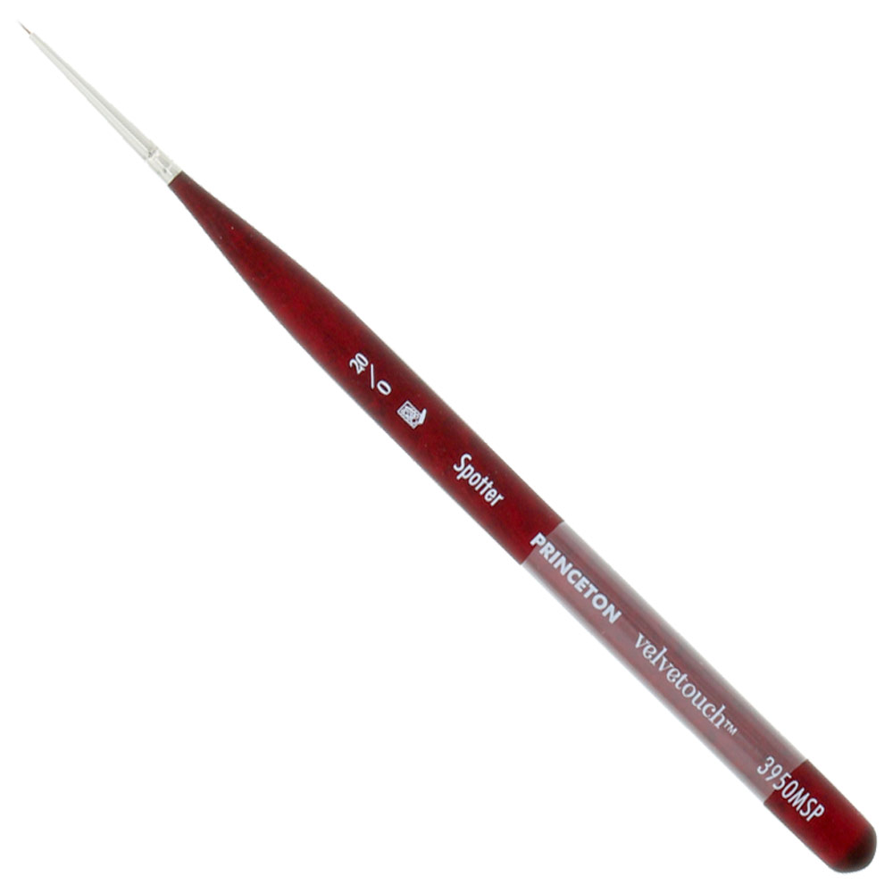 3950MSP-20-0 Spotter Short Handle Velvetouch Mixed Media Brushes - Size 20-0