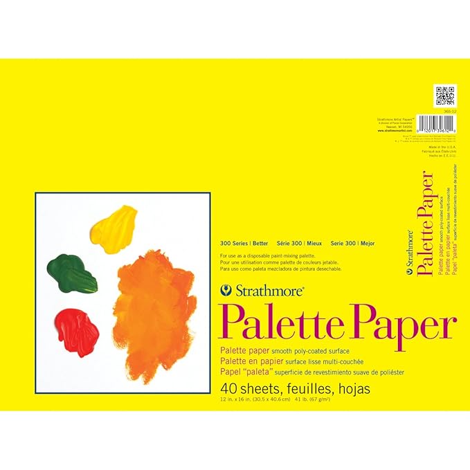 Picture of Strathmore 365-12 12 x 16 in. Strathmore Sheet Disposable 300 Palette Pad&#44; 40 Sheets