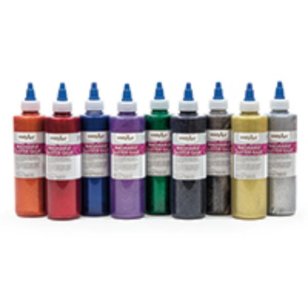 Handy Art 146-015 8 oz Glitter Glue, Orange