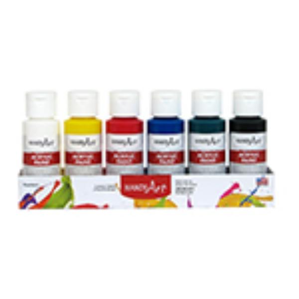 Handy Art 881-015 10 - 2 oz Acrylic Paint Primary Sets
