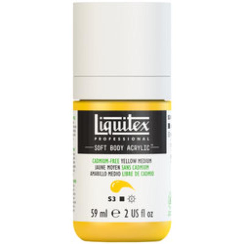 1959890 Acrylic Cadmium Free Yellow Medium Paint, 2 oz