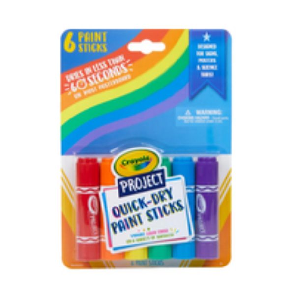 Crayola 54-6207 Crayola Paint Sticks - Pack of 6
