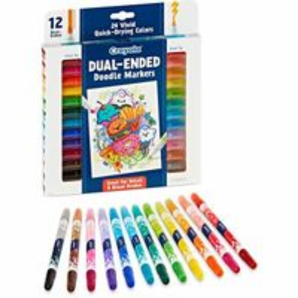 Crayola 58-8314 Dual-Ended Doodle Markers