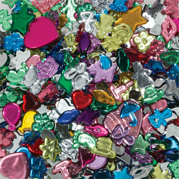 Chenille Kraft PAC3541 0.5 lbs Acrylic Gemstone, Assortment - Assorted Color