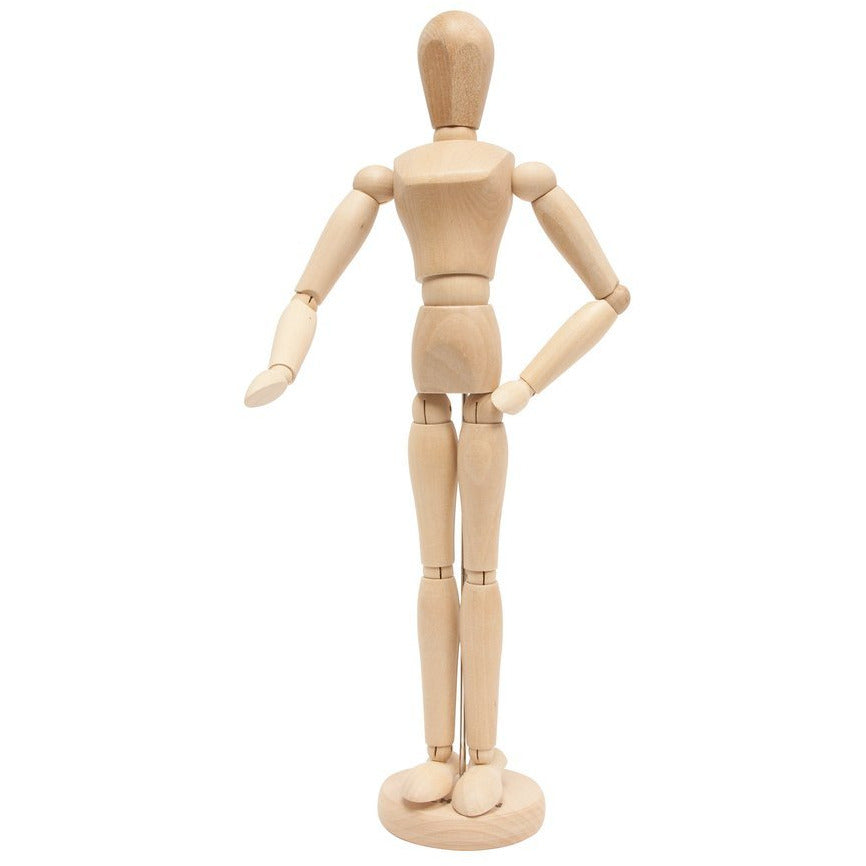 710112 12 in. Wooden Manikin