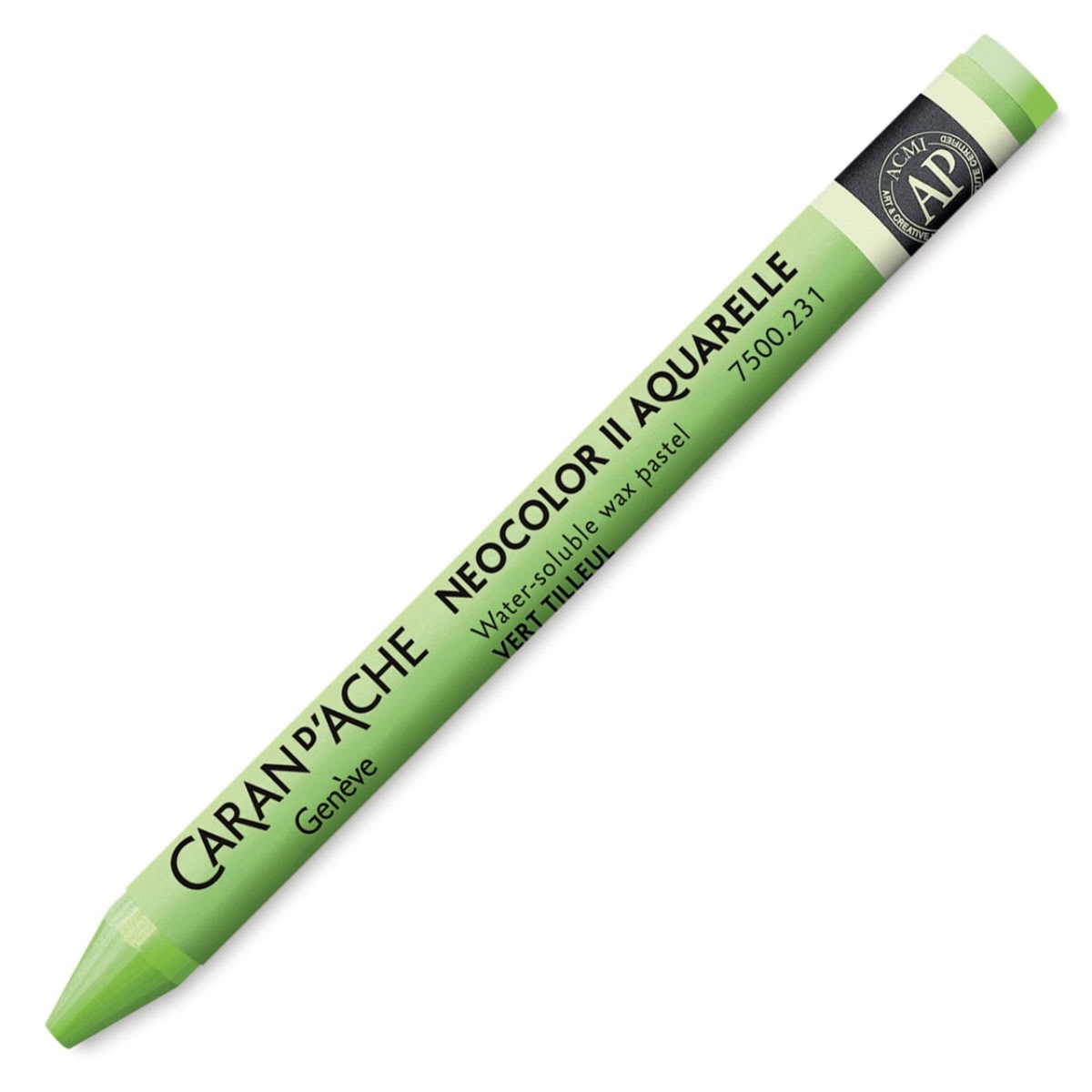 7500.231 Classic Neocolor II Water-Soluble Wax Pastel, Lime Green
