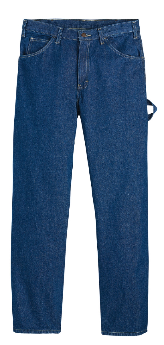 LU20RB3131 Mens Industrial Carpenter Jean Pant44 Rinsed Indigo Blue  Size 31  31 in Inseam