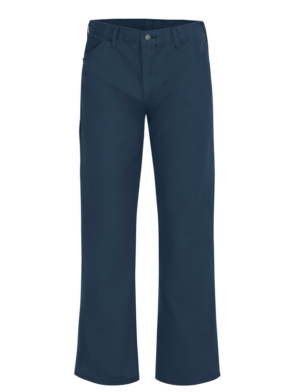 LU23NV3131 Mens Industrial Duck Carpenter Jeans Pant44 Navy  31 in Waist  31 in Inseam
