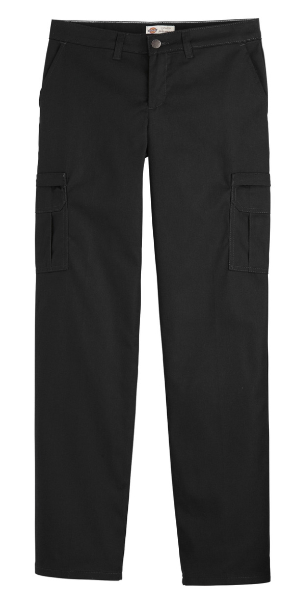 FP72BK1424 Womens Premium Cargo Pant44 Black  Size 14  24 in Inseam