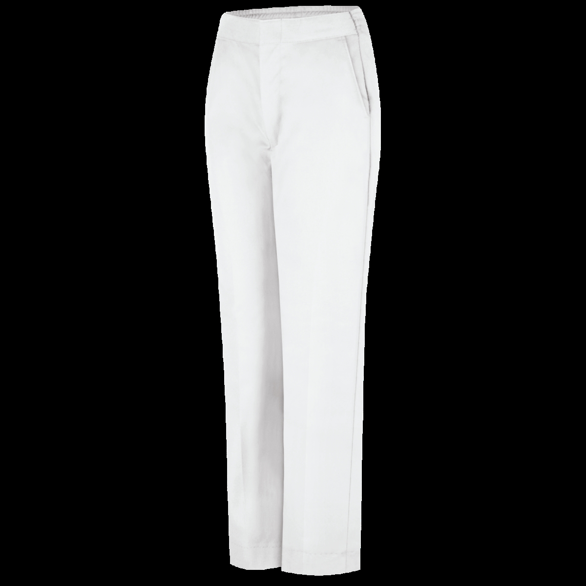 PT59WH2626 Womens HalfElastic Work Pant44 White  26 in Waist  26 in Inseam
