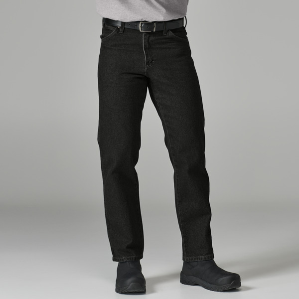 C993BK3131 Mens Industrial Regular Fit Jean Pant44 Black  31 in Waist  31 in Inseam