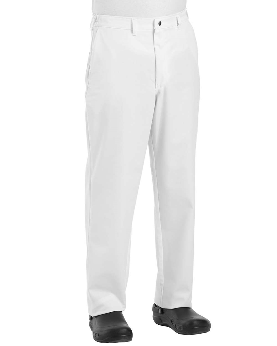 2020WH3435 Mens Cook Pant44 White  34 in Waist  35 in Inseam