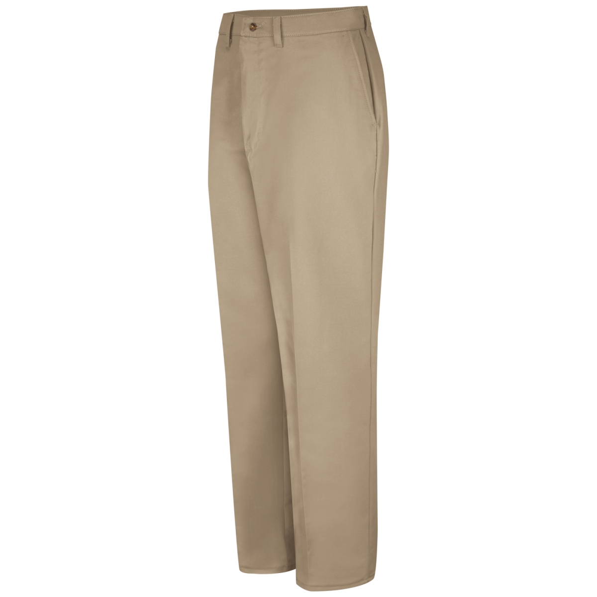 PC44KH3131 Mens Plain Front Cotton Pant44 Khaki  31 in Waist  31 in Inseam