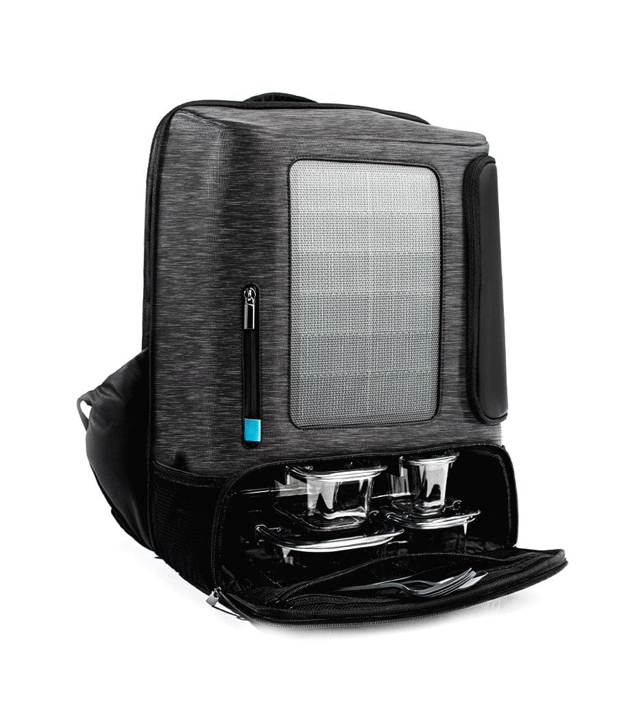 Picture of RuK Backpacks H8-8SLO-D6B9 Infinite Solar Backpack&#44; Gray