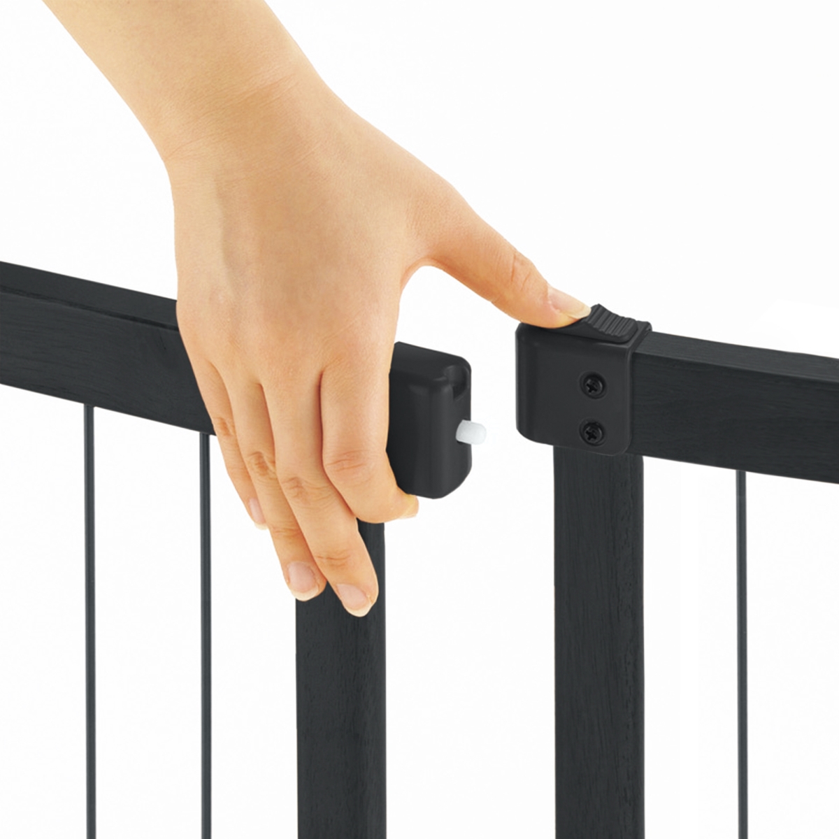 Picture of Richell 94950 Richell Wide Premium Plus Pet Gate Mini in Black