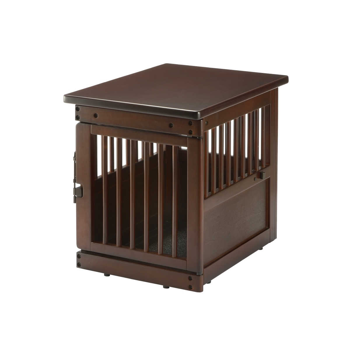 Picture of Richell 80004 Richell Wooden End Table Crate Small - Dark Brown