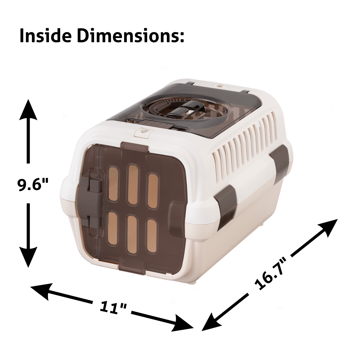 Picture of Richell 80054 Double Door Pet Carrier II Small