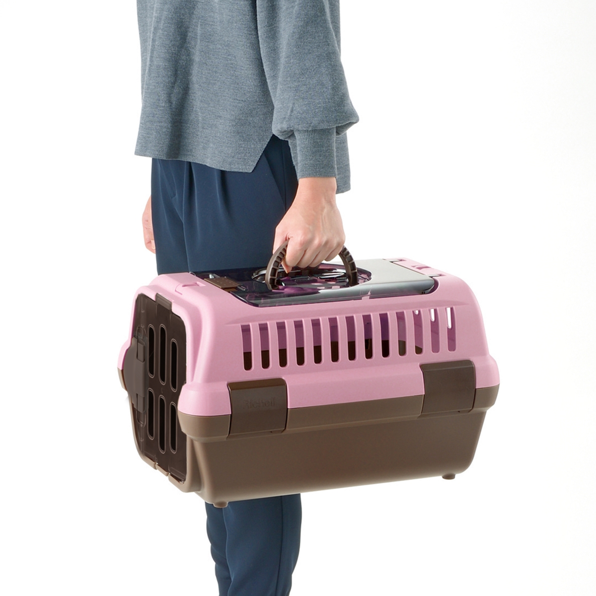 Picture of Richell 80053 Double Door Pet Carrier II Small
