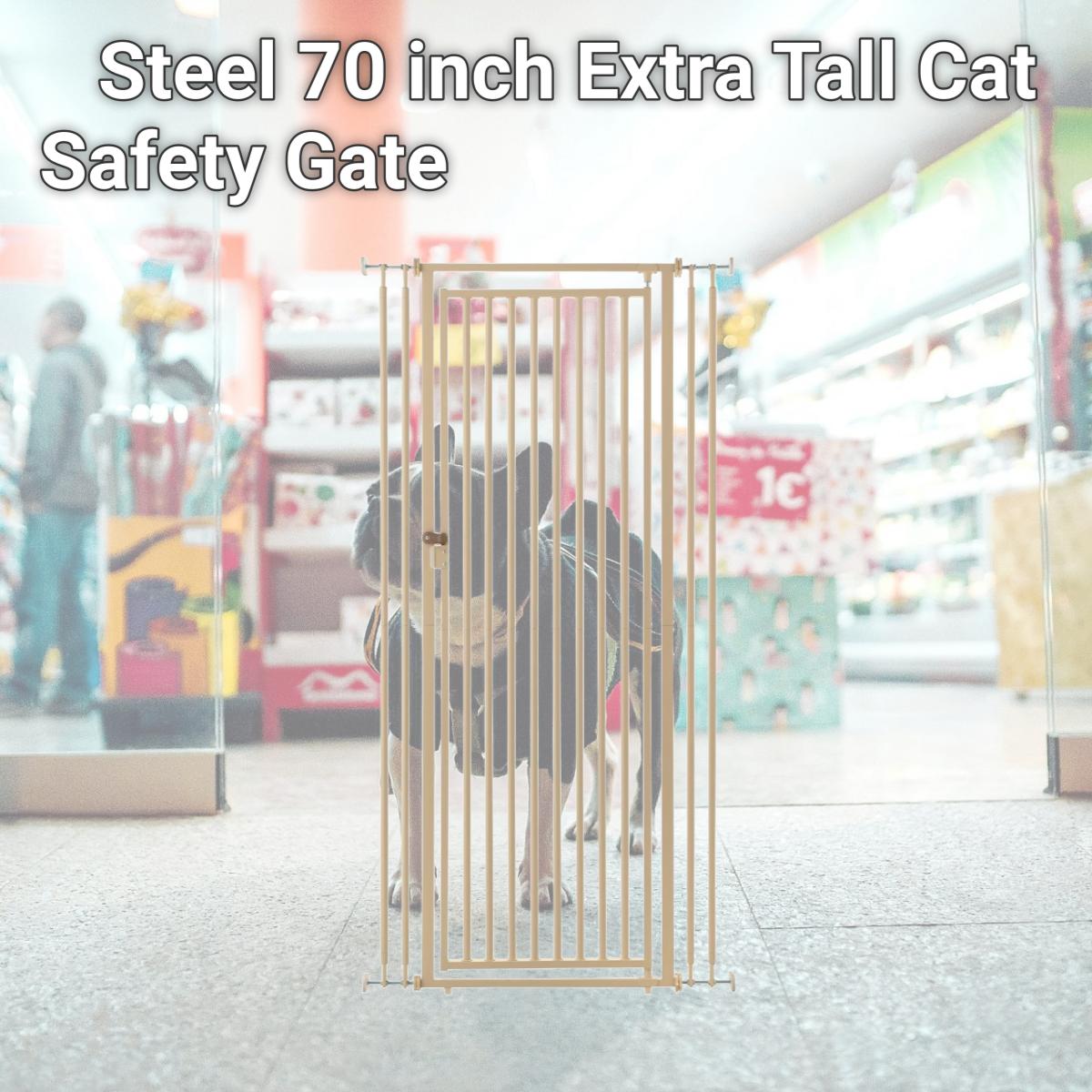 Picture of Richell 94951  Steel 70 inch Extra Tall Cat Safety Gate