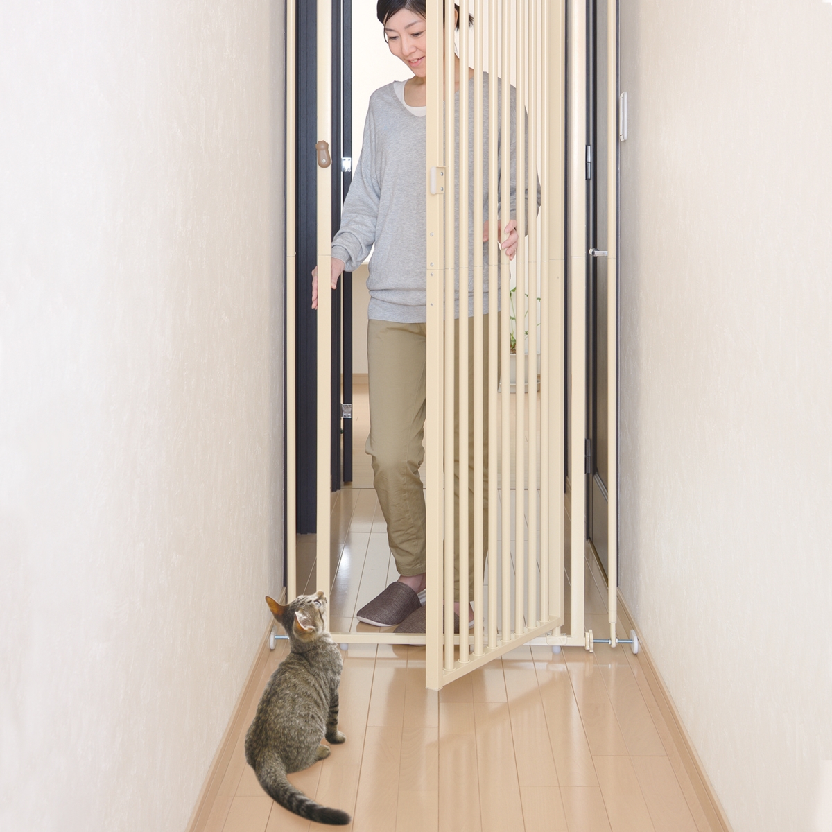 Picture of Richell 94951  Steel 70 inch Extra Tall Cat Safety Gate