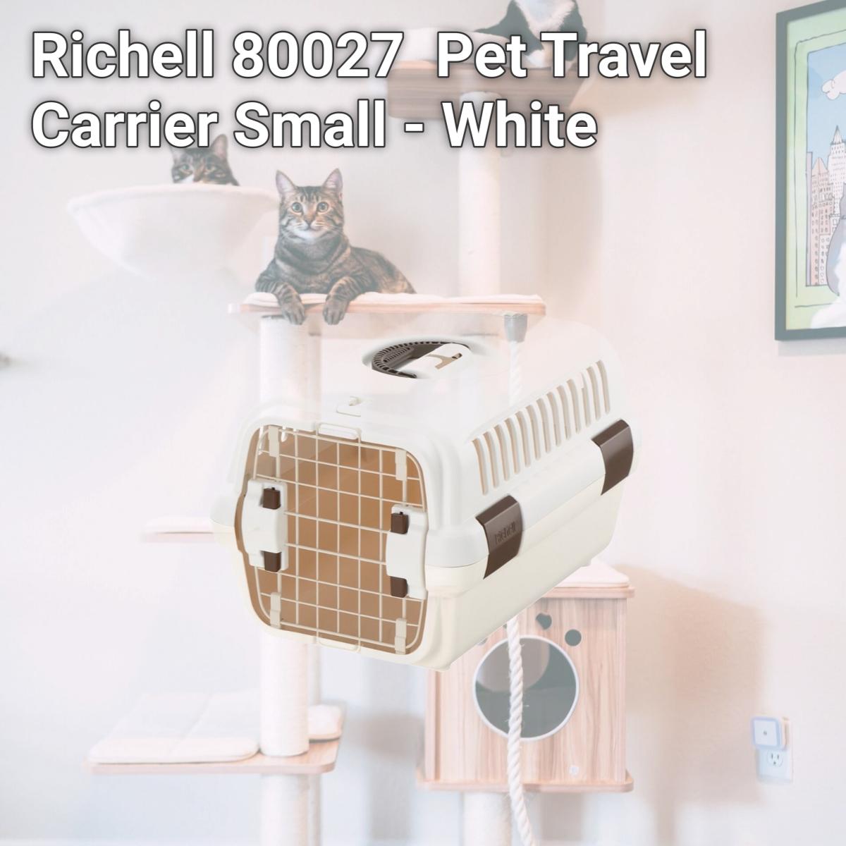 Picture of Richell 80027  Pet Travel Carrier Small - White