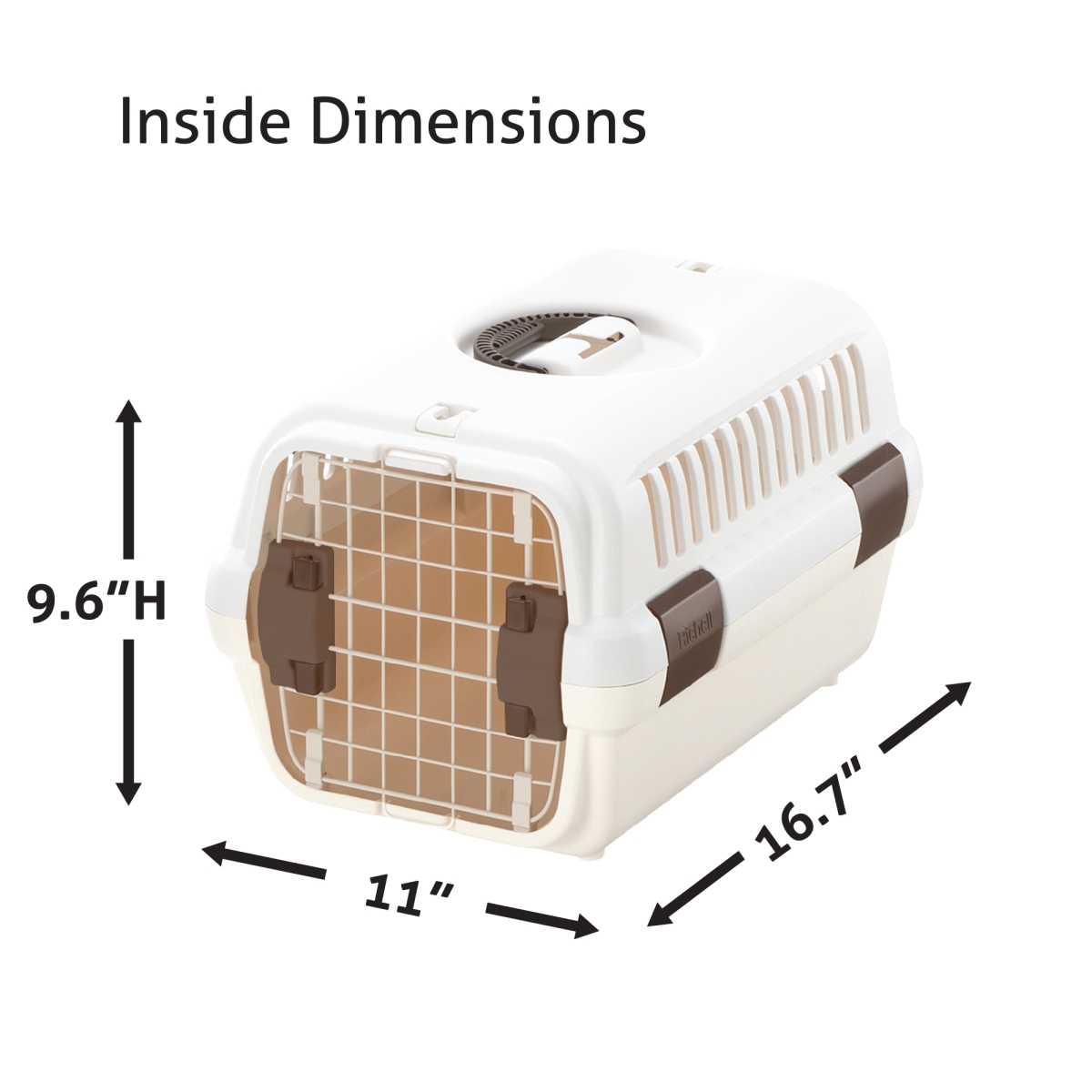 Picture of Richell 80027  Pet Travel Carrier Small - White