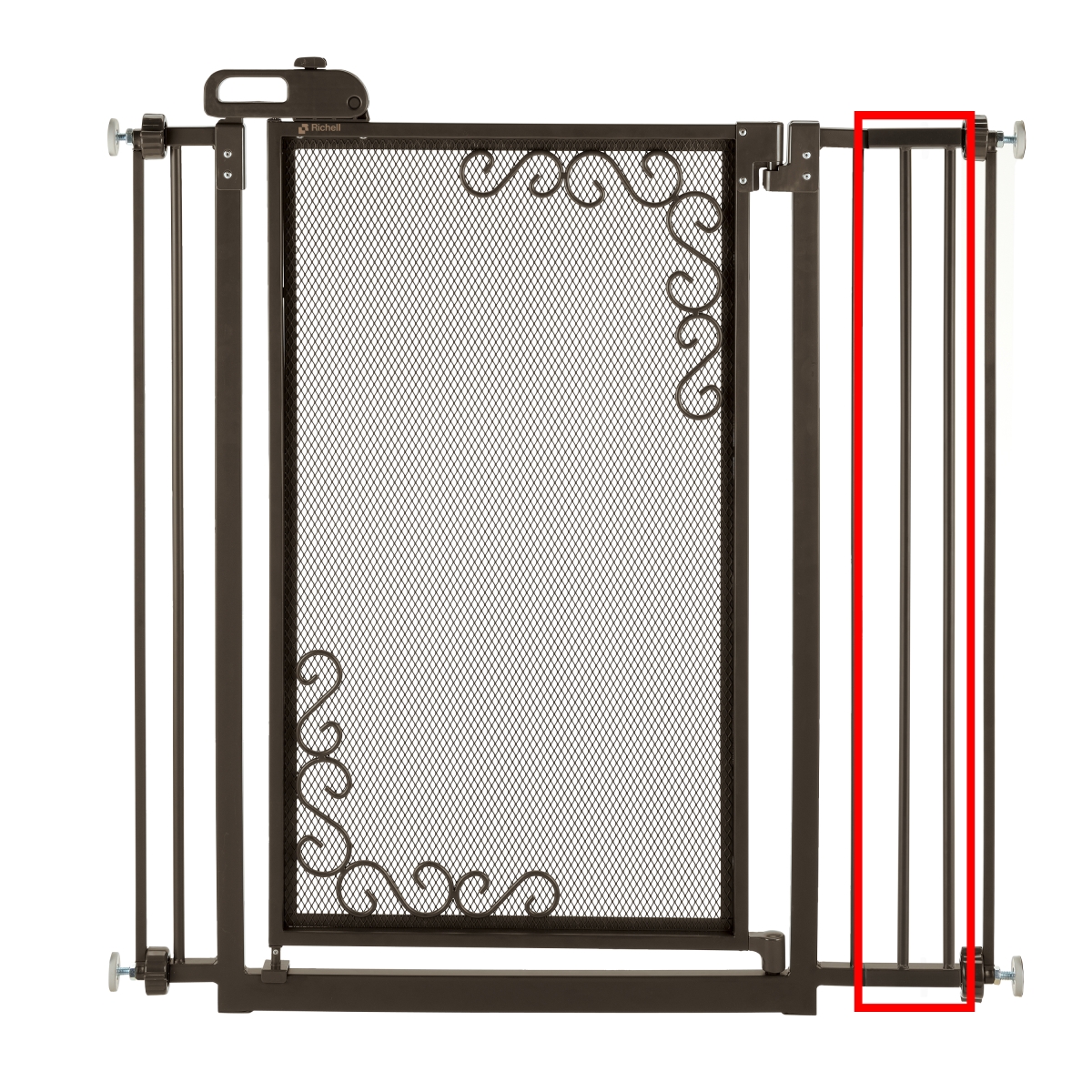 Picture of Richell 30011  Tall One-Touch Metal Extension - Antique Bronze