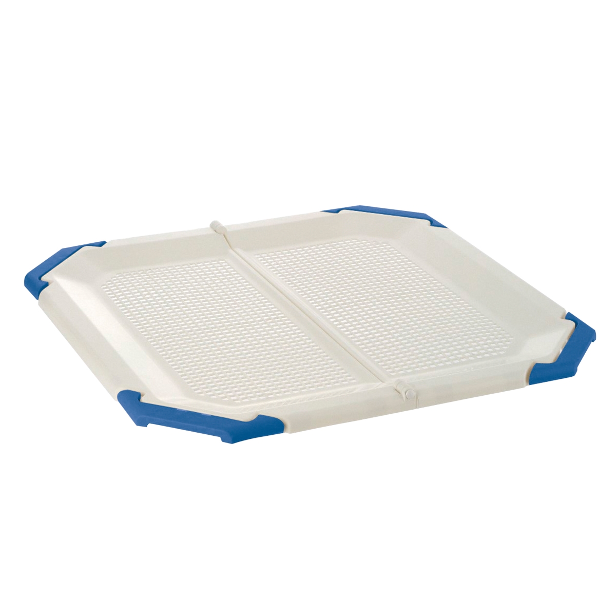 Picture of Richell 60017 Richell 60017 PAW TRAX Mesh Potty Holder White&Blue