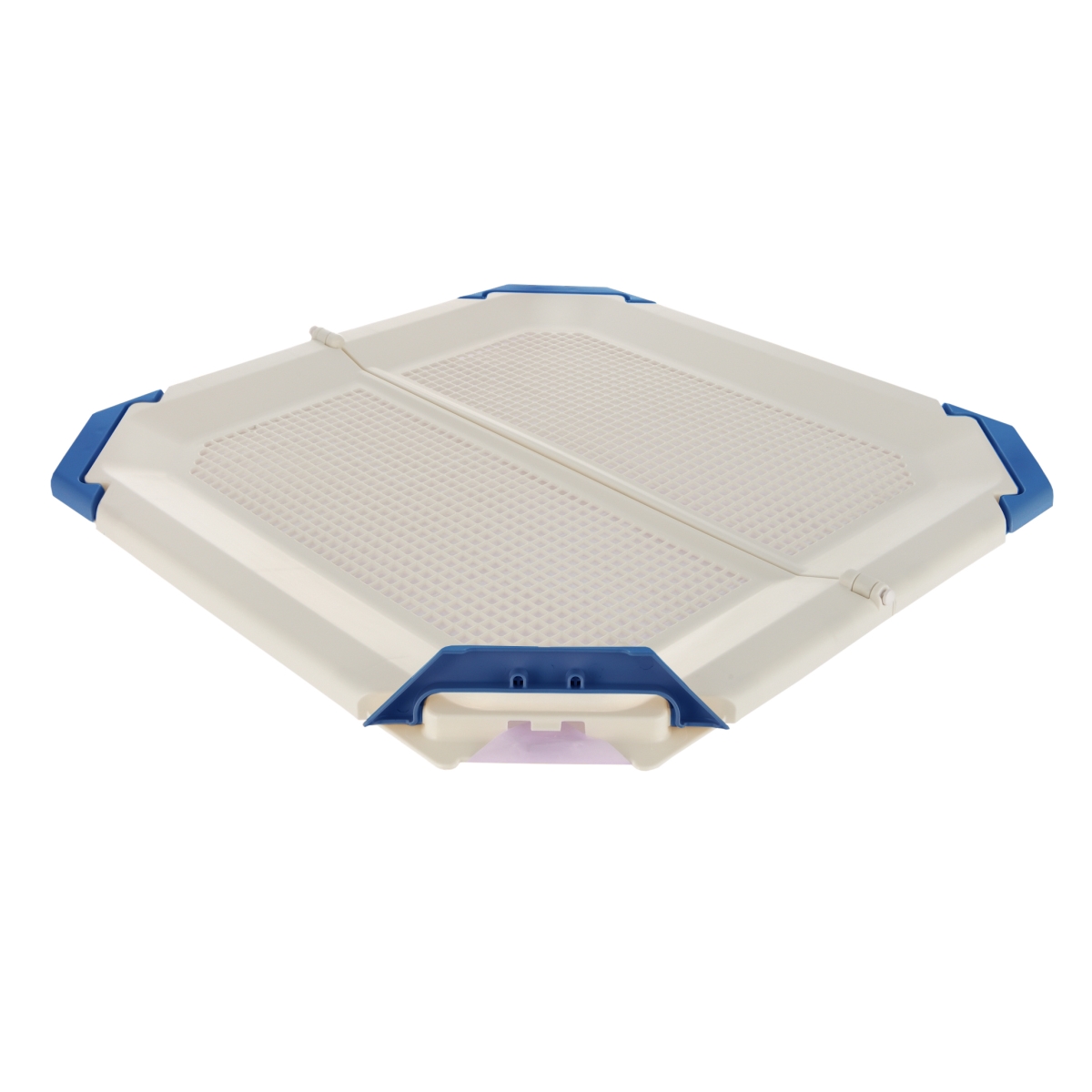 Picture of Richell 60017 Richell 60017 PAW TRAX Mesh Potty Holder White&Blue