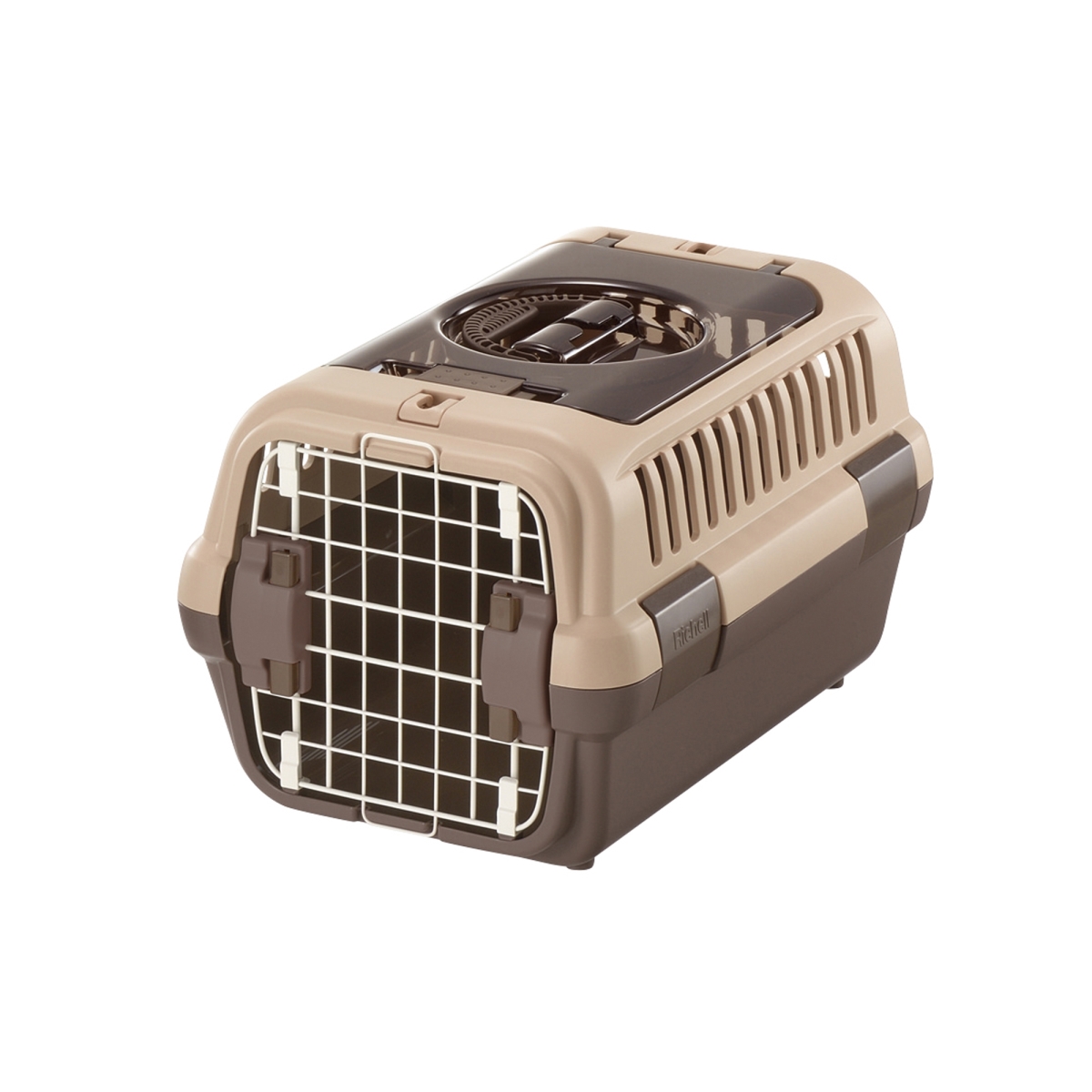Double Door Carrier Small in Soft Tan and Brown