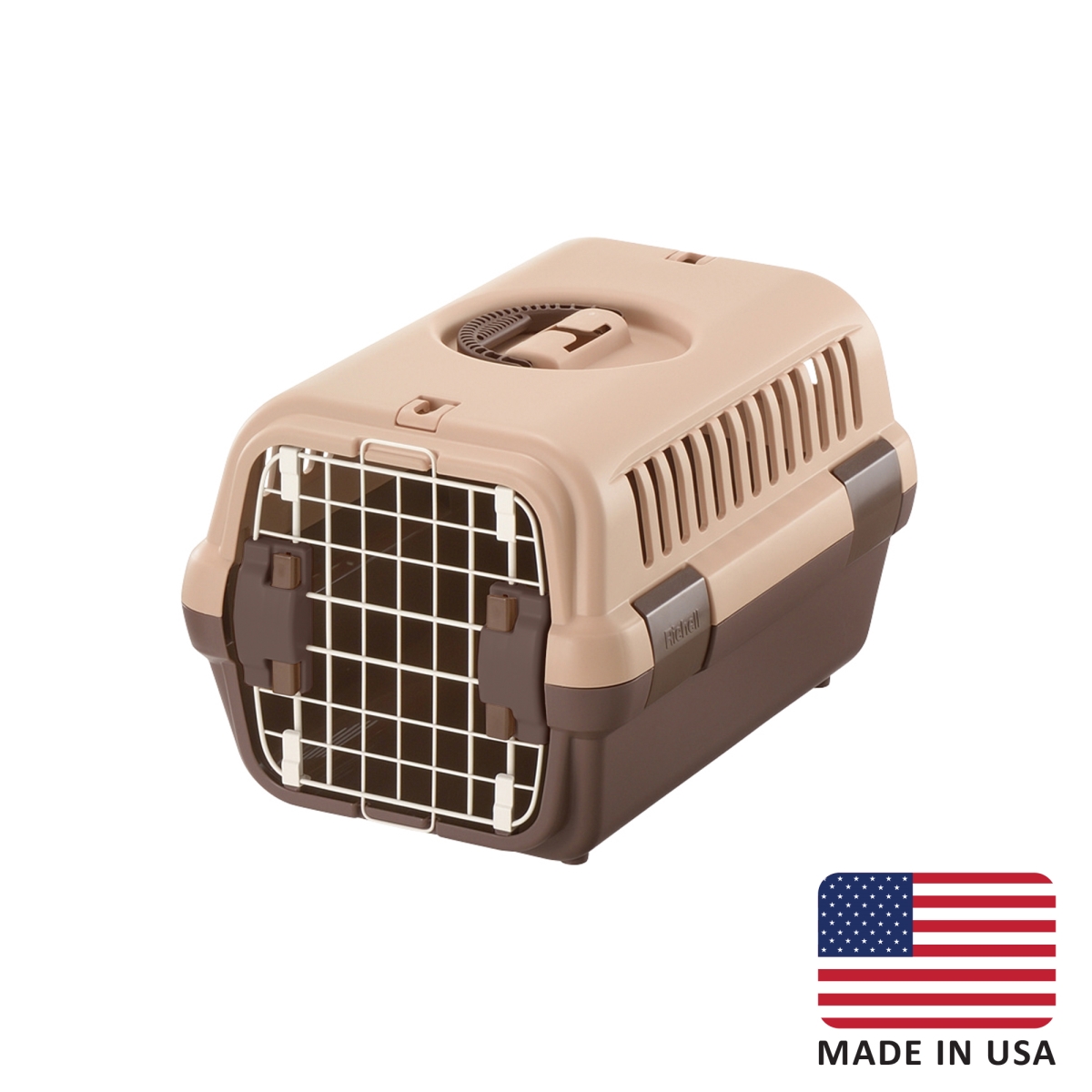 Picture of Richell 80025 Small Pet Travel Carrier in Brown