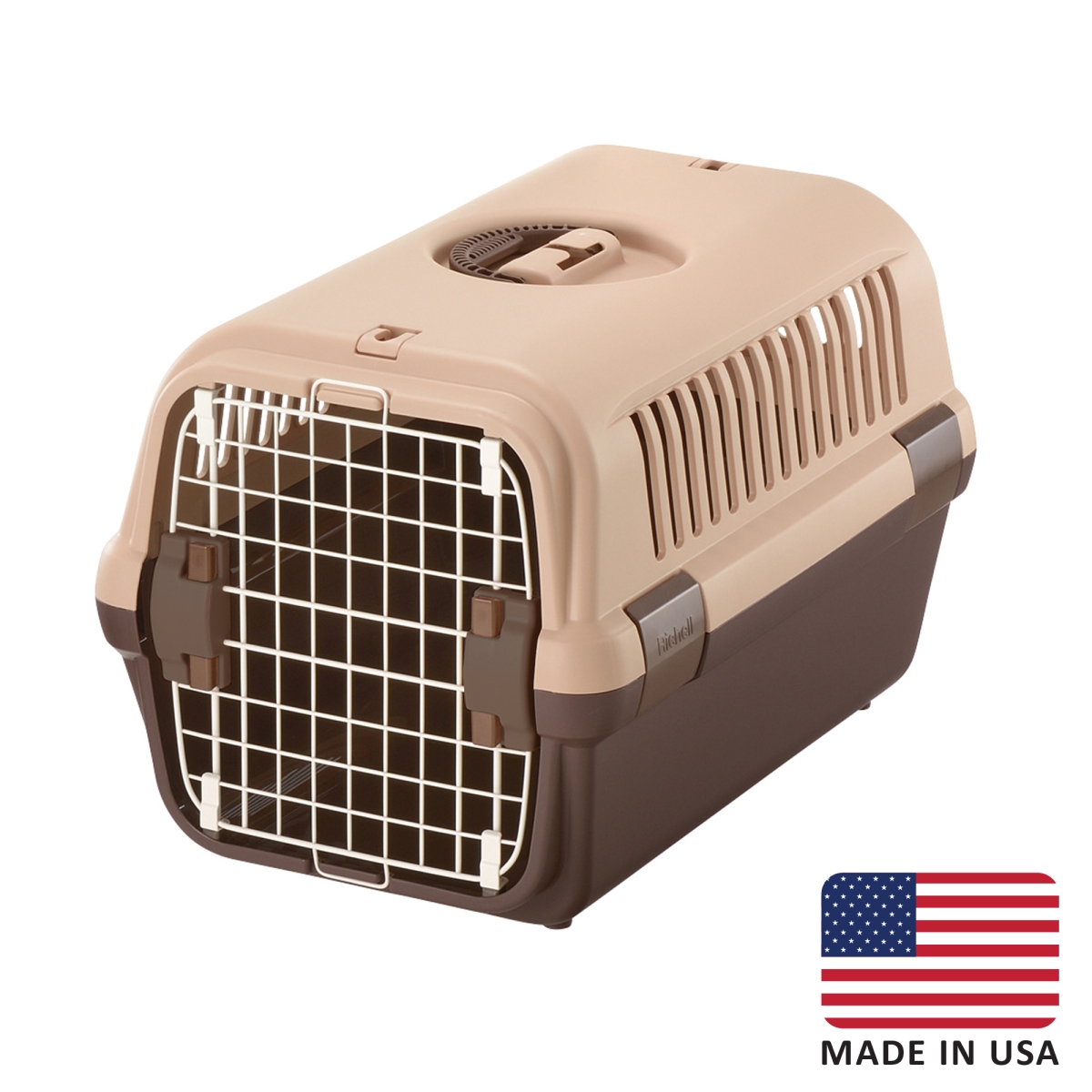 80028 Medium Pet Travel Carrier in Brown