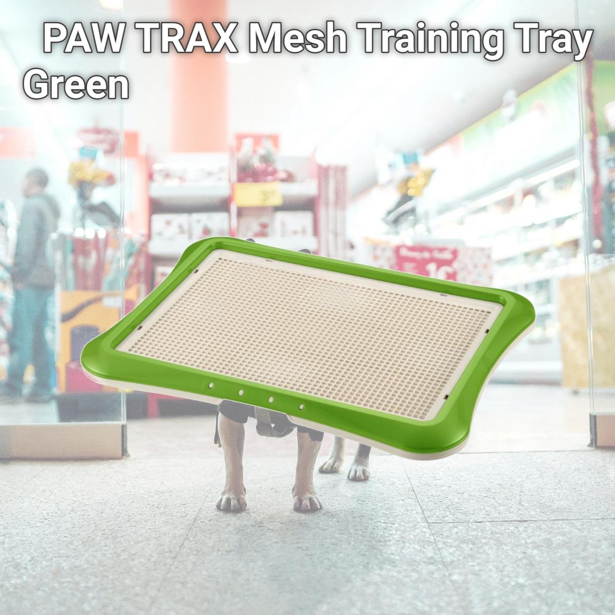 Picture of Richell 94554 PAW TRAX Mesh Training Tray Green