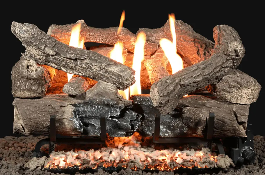 OO-30 30 in. Brown Ocoee Oak Vent Free Logs Set