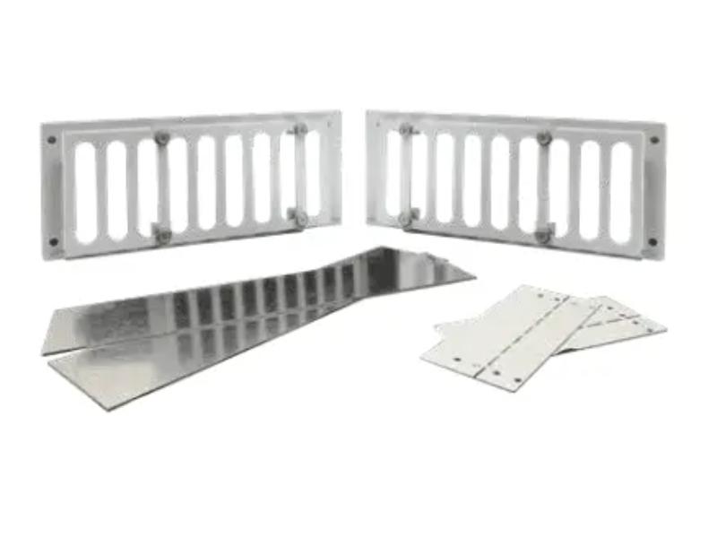 PAVER-VENT-4-LNTS 3.625 x 8 in. Stainless Steel Paver Vent Kit with Lintel