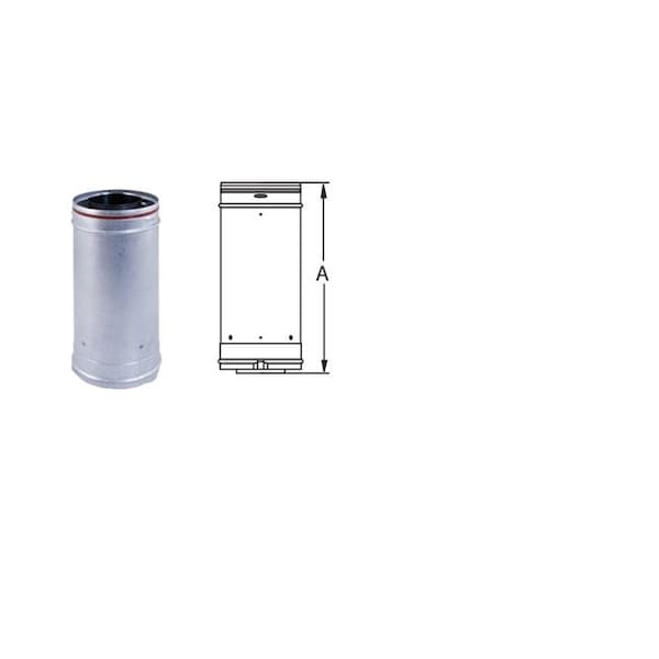 35CVS-06 3 x 5 in. Concentric Vent Stainless Steel Inner Pipe - 6 in. Length