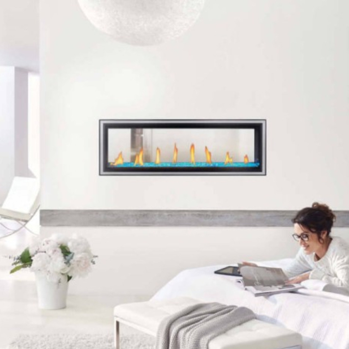 LV50N2-2 50 in. See Through Direct Vent Gas Fireplace - Natural Gas