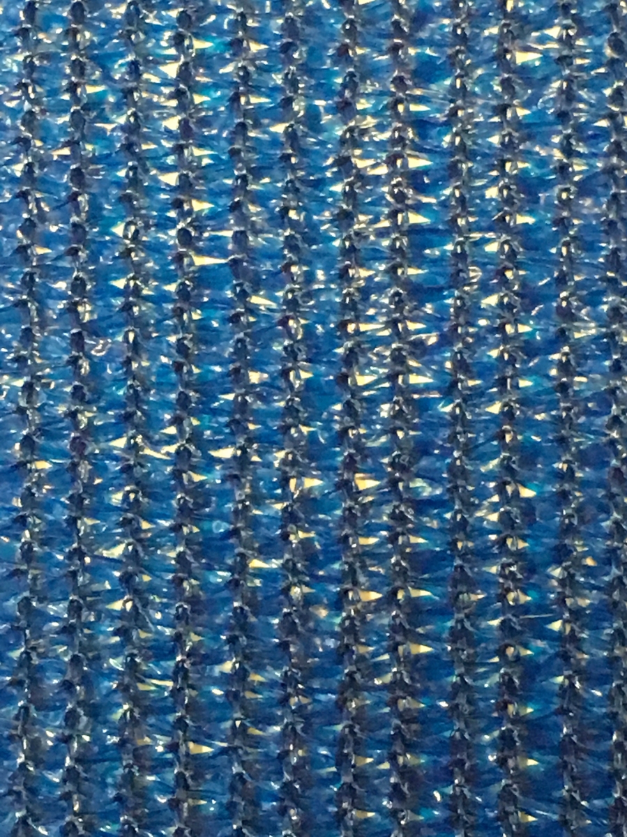 5.8 x 10 ft. Knitted Privacy Cloth - Blue