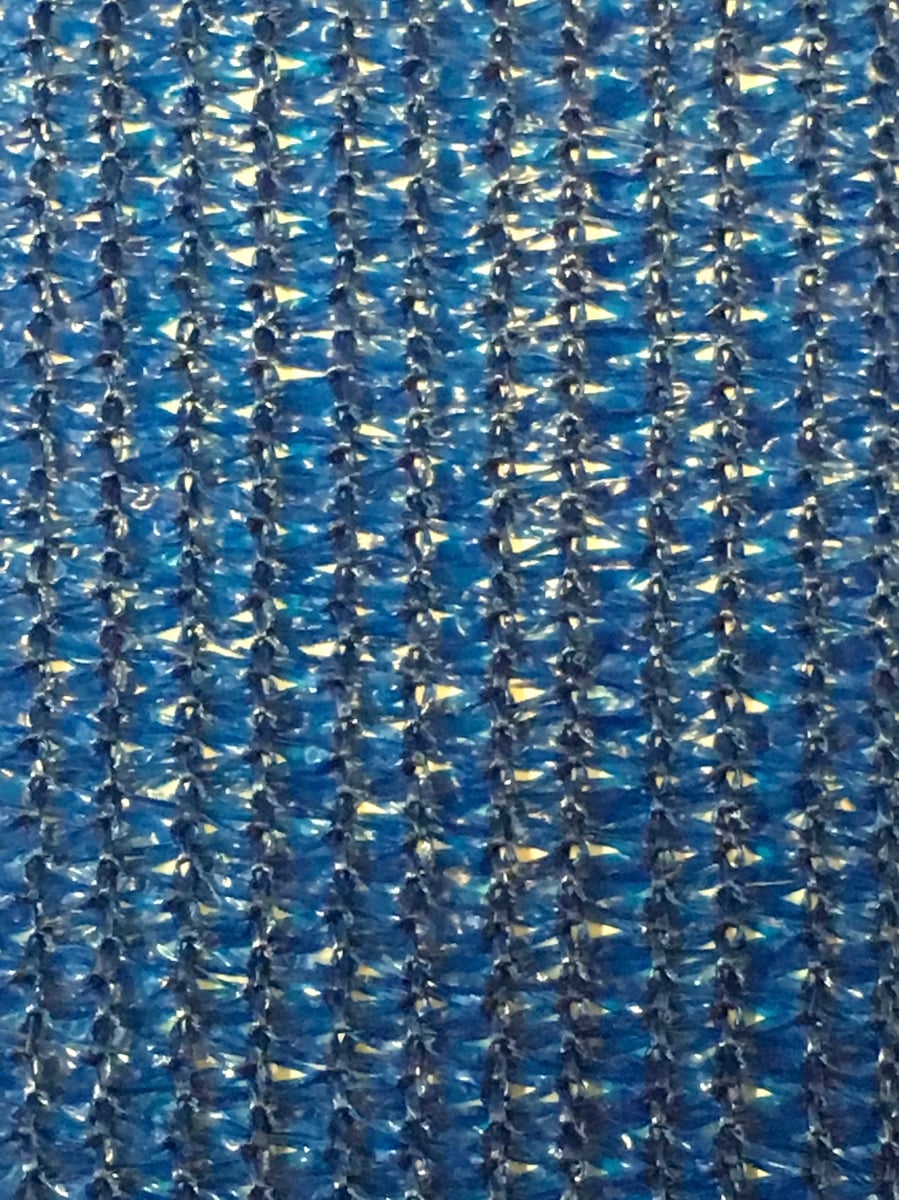 PF-612-Blue 5.8 x 12 ft. Knitted Privacy Cloth - Blue
