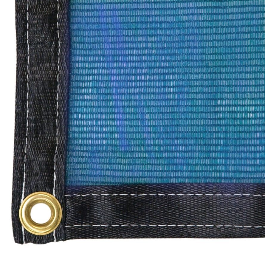 12 x 40 ft. 3 Season Knitted Shade Cloth, Blue - 50 Percentage Shade Protection