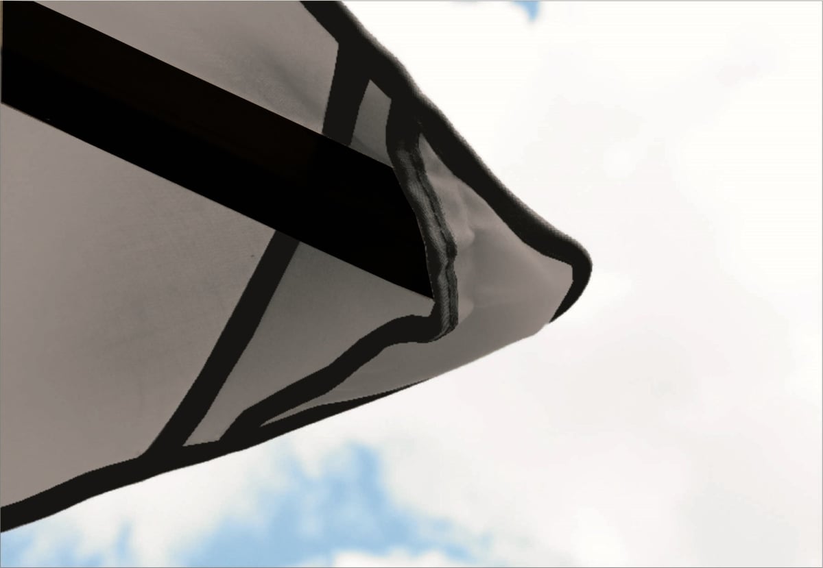 12 sq. ft. Sundura Replacement Canopy for 12 sq. ft.  Gazebo, Storm Gray